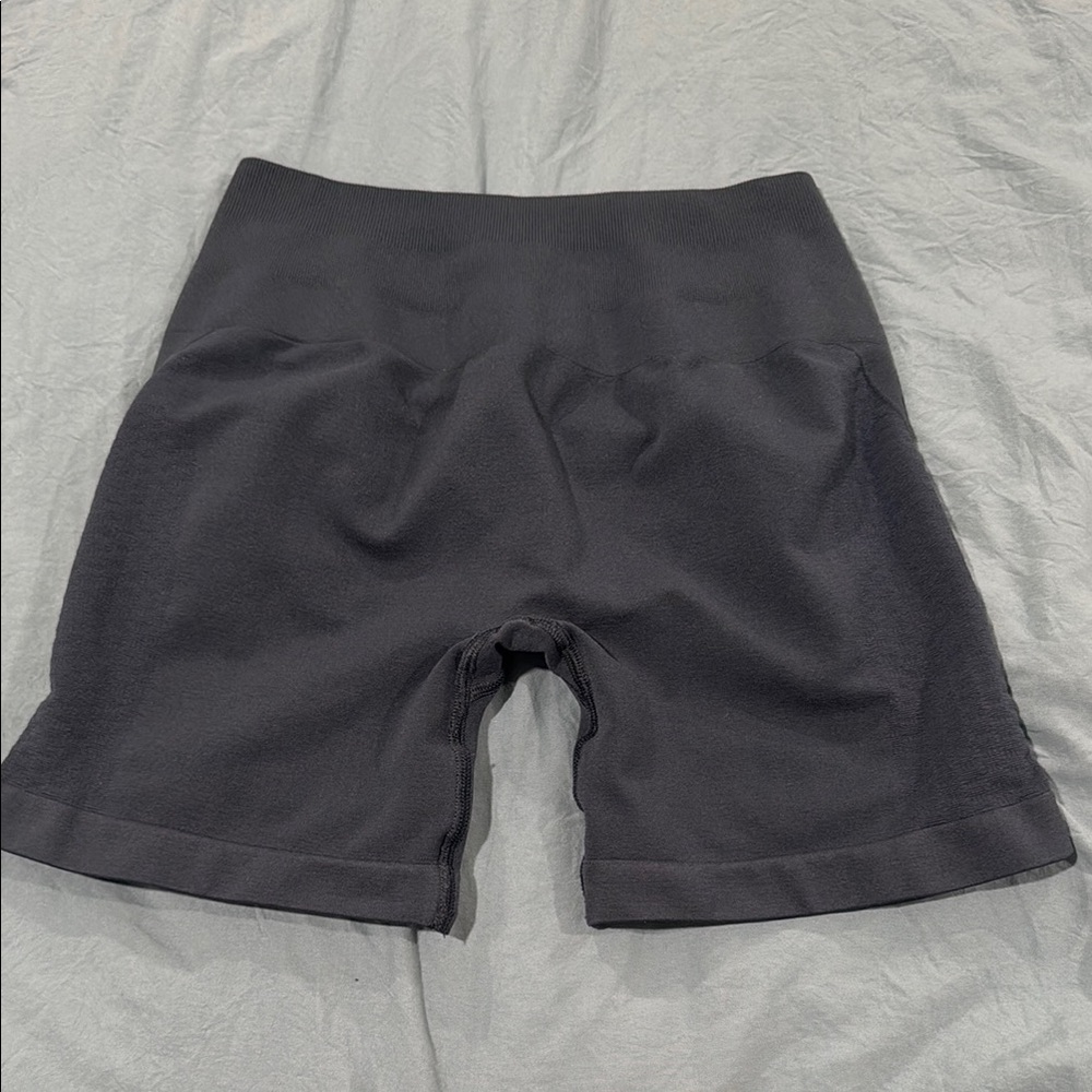 Alphalete Navy Bike Shorts Athletic Stretch